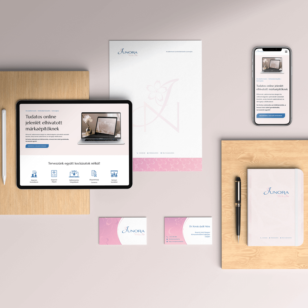 Junora Webart - arculati látványterv